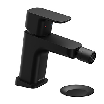 Bidetarmatur 10° Free black