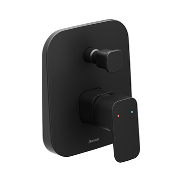 Unterputzarmaturen 10° Free black
