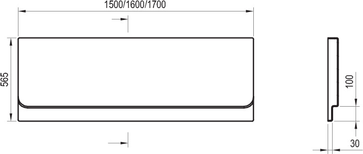 Frontschürze A Chrome 160