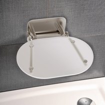 Duschsitz Chrome Rund