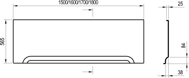 Frontschürze U 180