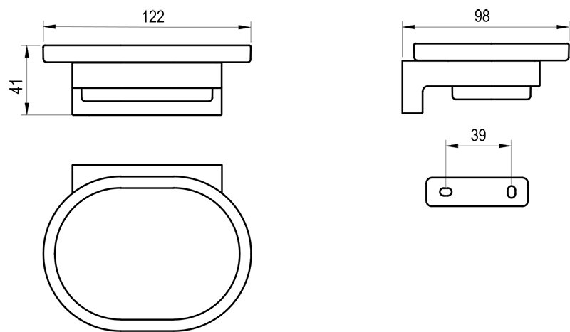 Seifenhalter Chrome II