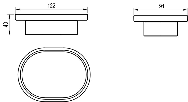 Seifenschale zum Aufstellen