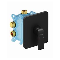 Flat black Unterputzarmatur ohne Schalter