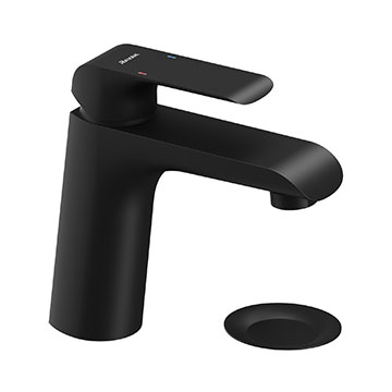 Flat black Waschbecken-Einlocharmaturen
