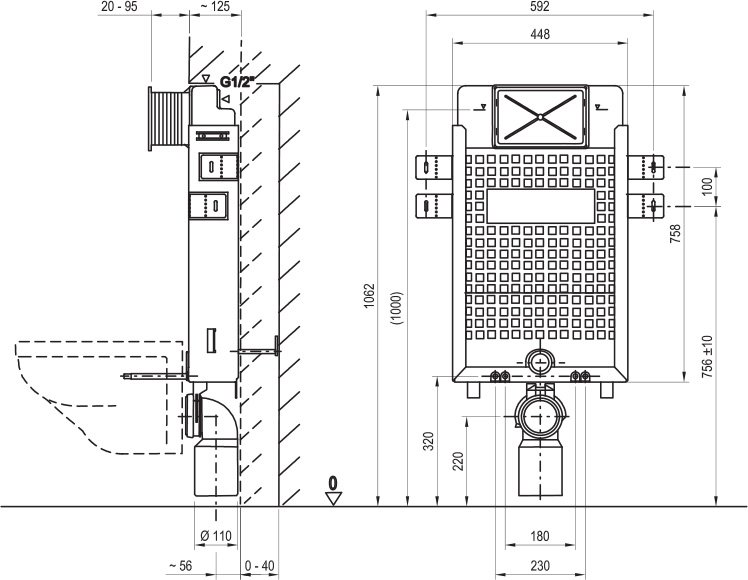 Vorwandinstallationsmodul W