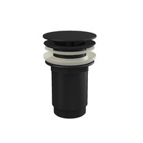 Fester Waschbecken-Ablaufsystem schwarz