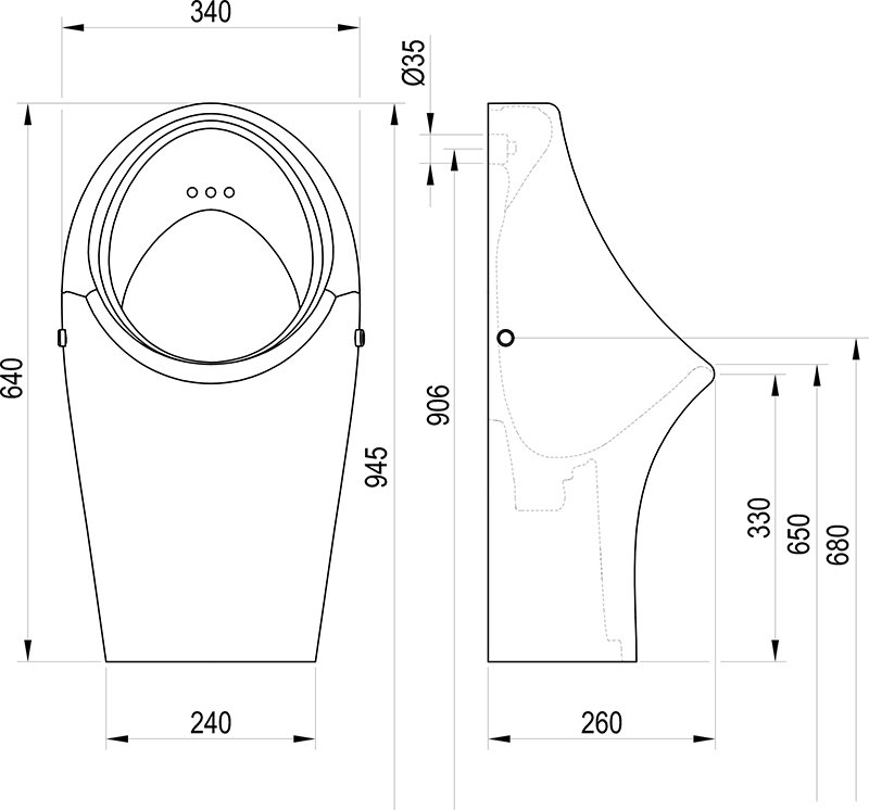Freeman Urinal