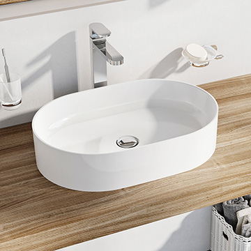 Aufsatzwaschbecken Ceramic Slim