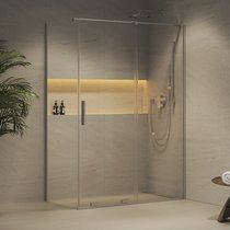 Duschdrehtür mit Seitenwand Roll RODP2+ROPS