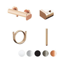 Dusch-Wandarmatur Eleganta EL 032 mit Duschset