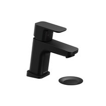 Schwarze Einhand-Waschtischbatterie 10° Free black