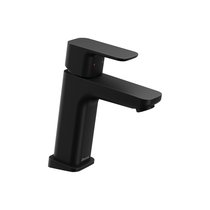 Schwarze Einhand-Waschtischbatterie 10° Free black, ohne Ablaufgarnitur, 170 mm