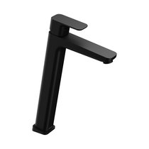 Schwarze Einhand-Waschtischbatterie 10° Free black, 334 mm