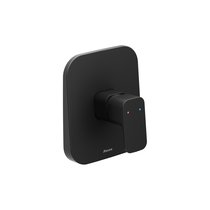 Schwarze Unterputzarmaturen 10° Free black, ohne Schalter
