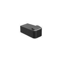 Schwarzer Doppelhaken 10° black