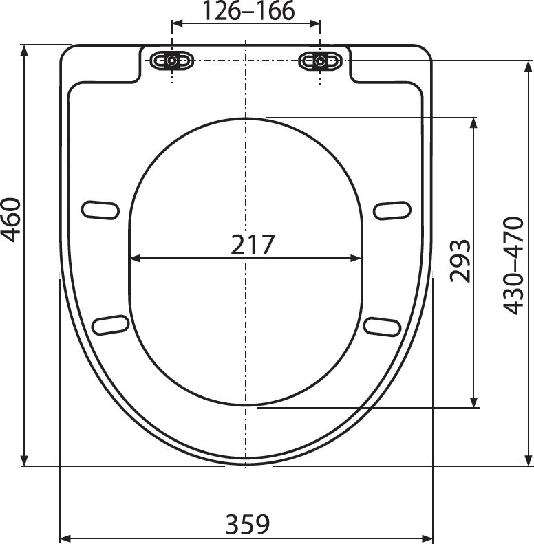 WC-Sitz Chrome