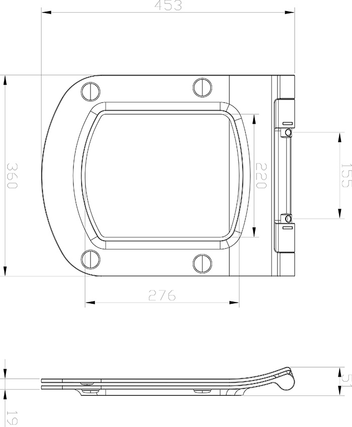 WC-Sitz Classic Slim